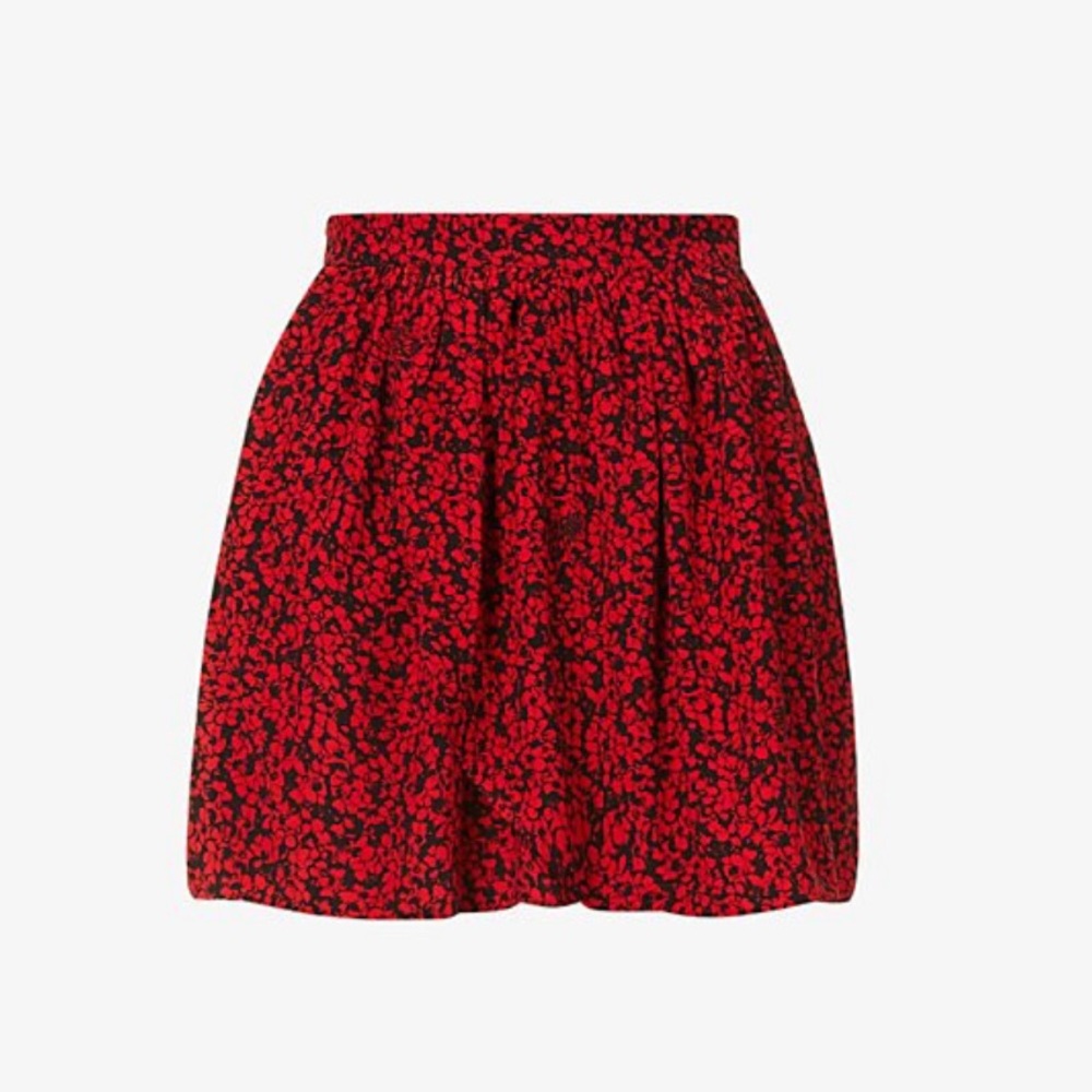 ZADIG & VOLTAIRE  ⚡️ Passion Skirt Red | NWT | FLOWERS